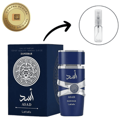 Decant Asad Zanzibar Lattafa EDP Masculino (Perfume Arabe)